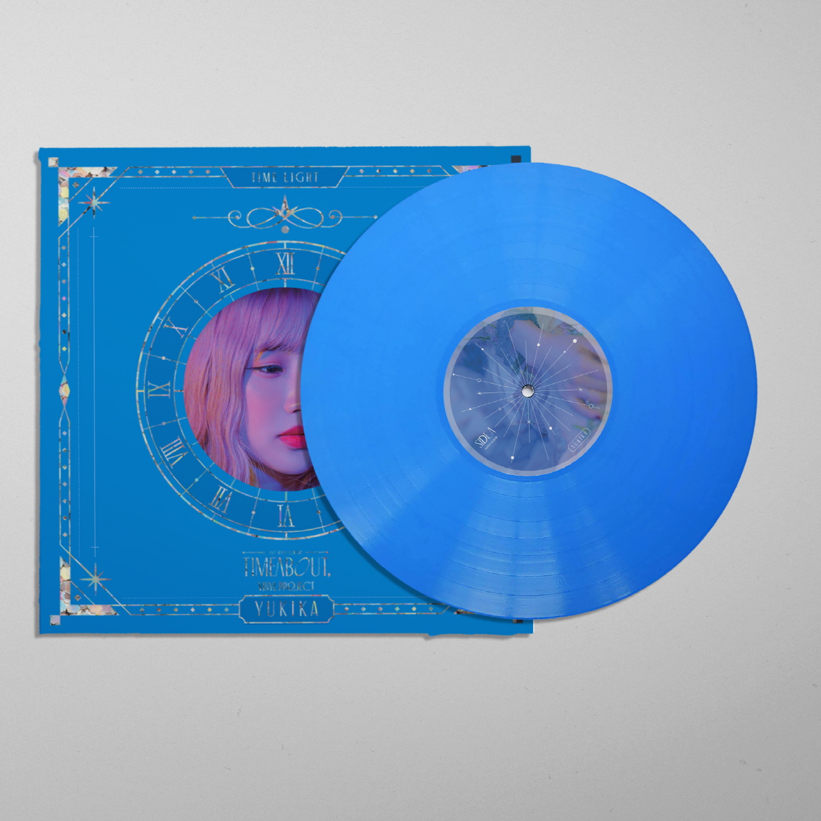 Yukika 1st Mini Album Timeabout Time Blue Ver. Vinyl LP New